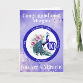 Aangepaste mijlpaal Kaart | Elegante soberheid Kaa (Voorkant)