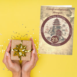 Aangepaste mijlpaal voor tempelherstel kaart