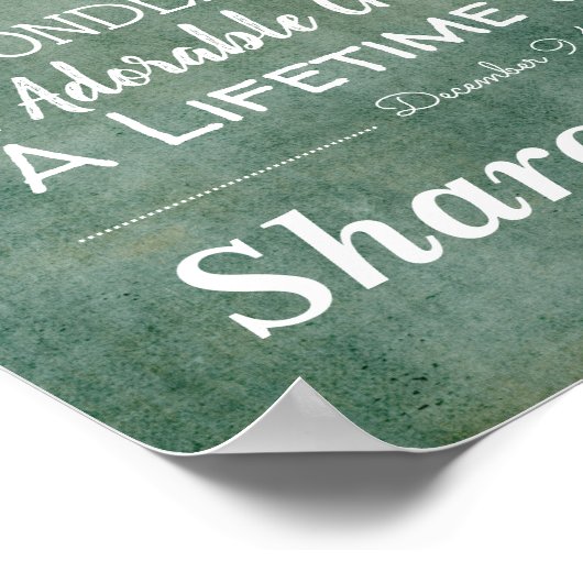 Aangepaste mijlpalen van het Jubileum van de Groen Poster (Hoek)