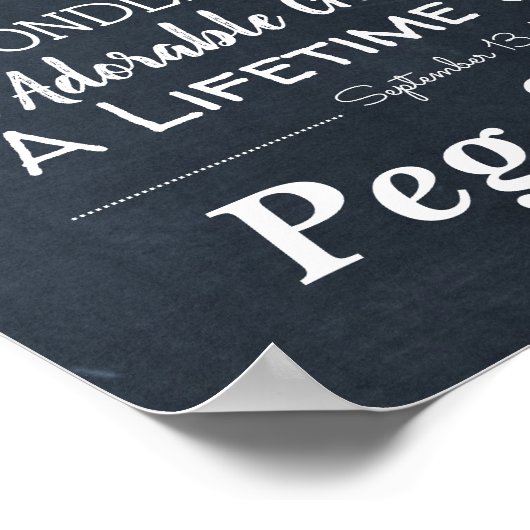 Aangepaste mijlpalen van het Jubileum van de Wedde Poster (Hoek)