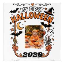Aangepaste Mijn Eerste Halloween 2026 Baby Foto Na