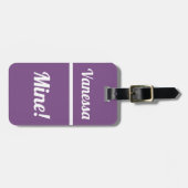 Aangepaste mijn | Funny Bagagelabel (Voorkant horizontaal)