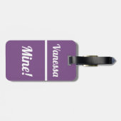 Aangepaste mijn | Funny Bagagelabel (Achterkant horizontaal)
