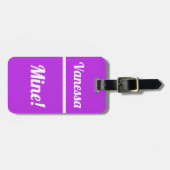 Aangepaste mijn | Funny Bagagelabel (Voorkant horizontaal)