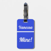 Aangepaste mijn | Funny Bagagelabel (Achterkant verticaal)