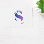 Aangepaste "Mijn Merken" Letter S Monogramkaart & Visitekaartje (Bureau)