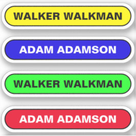 Aangepaste Mijn Naam Tags - Waterdichte School Sti Sticker