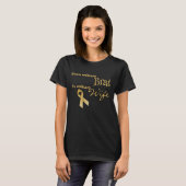 Aangepaste Militaire Brat Aan Vrouw T-shirt (Voorkant volledig)
