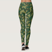 Aangepaste militaire camouflage stijl 2 leggings (Achterkant)