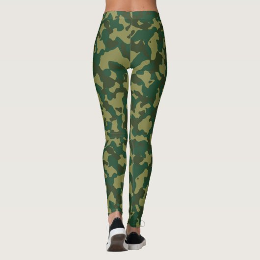Aangepaste militaire camouflage stijl 2 leggings (Achterkant)