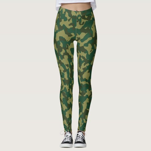 Aangepaste militaire camouflage stijl 2 leggings (Voorkant)