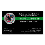 Aangepaste Militaire Federale Politie Grenspatroui Magnetisch Visitekaartje (Voorkant)