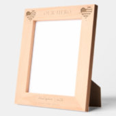 aangepaste militaire pensionering - leger, marine, gegraveerde lijstjes (Links)