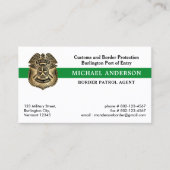 Aangepaste militaire politie Federale Amerikaanse  Visitekaartje (Voorkant)