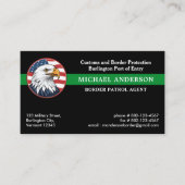 Aangepaste Militaire Politie Federale Grenspatroui Visitekaartje (Voorkant)