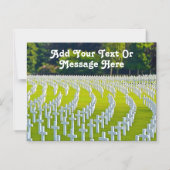 Aangepaste militaire servicekaart magnetische uitnodiging (Voorkant)