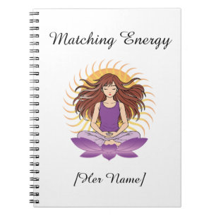 Aangepaste Mindful Notitieboek voor Haar   Naam & 