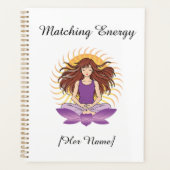 Aangepaste Mindful Planner voor Haar | Naam & Teks (Voorkant)