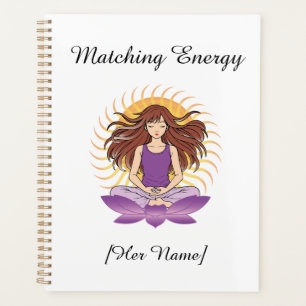 Aangepaste Mindful Planner voor Haar   Naam & Teks
