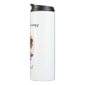 Aangepaste Mindful Tumbler voor Haar | Naam & Teks Thermosbeker (Geroteerd rechts)