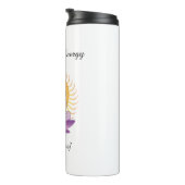 Aangepaste Mindful Tumbler voor Hem | Naam & Tekst Thermosbeker (Geroteerd rechts)