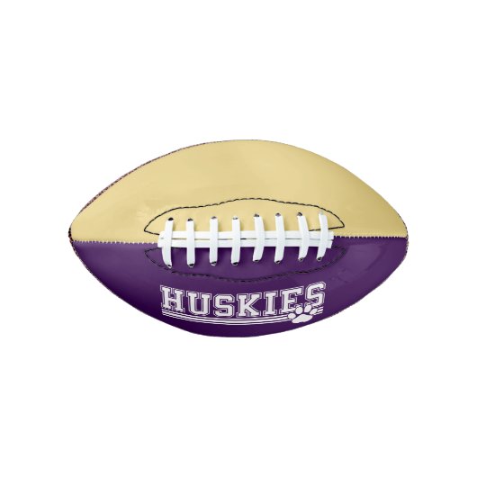Aangepaste Mini Football-Huskies American Football (Voorkant)