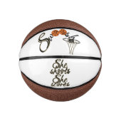 Aangepaste mini-honkbal basketbal (Voorkant)