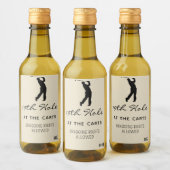 Aangepaste Mini Wijn 19e Gat (10) Golf Mini Wijn Etiket (Flessen)