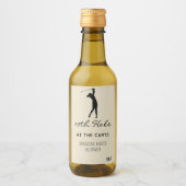 Aangepaste Mini Wijn 19e Gat (10) Golf Mini Wijn Etiket (Voorkant)