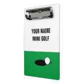 Aangepaste miniatuur golfscorecard-houder mini klembord (Angled2)