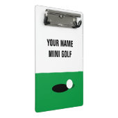 Aangepaste miniatuur golfscorecard-houder mini klembord (Schuin)