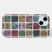 Aangepaste Miniatuur Schnauzer Retro Huisdier Lief Case-Mate iPhone Case (Achterkant (horizontaal))
