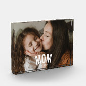 Aangepaste Minimaal Moderne Moeder Gevestigd Foto (Links)