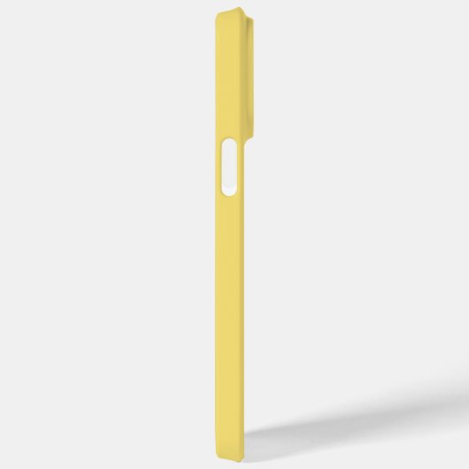 Aangepaste minimale Elegante Monogram Citroen Geel Case-Mate iPhone Case (Achterkant / Rechts)