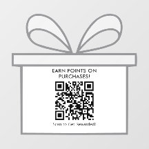 Aangepaste minimale geschenk Kaart-thema QR Code P