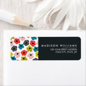 Aangepaste minimale moderne bloemenlabel etiket (Insitu)