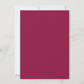 Aangepaste minimale ovale trouwuitnodiging kaart (Achterkant)