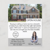 Aangepaste minimale professionele onroerend goed flyer (Voorkant)