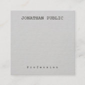 Aangepaste minimale professionele Sjabloon met min Vierkante Visitekaartje (Voorkant)