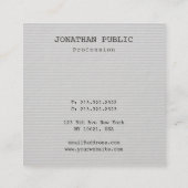 Aangepaste minimale professionele Sjabloon met min Vierkante Visitekaartje (Achterkant)