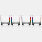 Aangepaste Minimale Sjabloon Zakelijke Logo Set va Whisky Glas (Links)