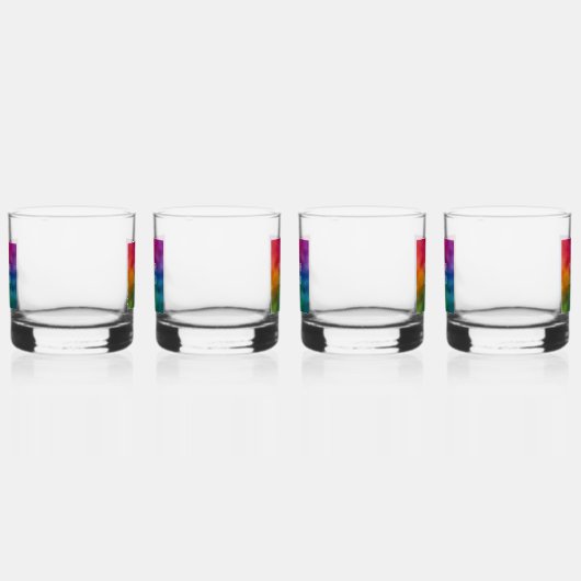 Aangepaste Minimale Sjabloon Zakelijke Logo Set va Whisky Glas (Links)