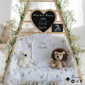 Aangepaste minimale witte zwangerschapsaankondigin kaart