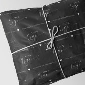 Aangepaste minimale zwarte Logo verpakking Tissuepapier