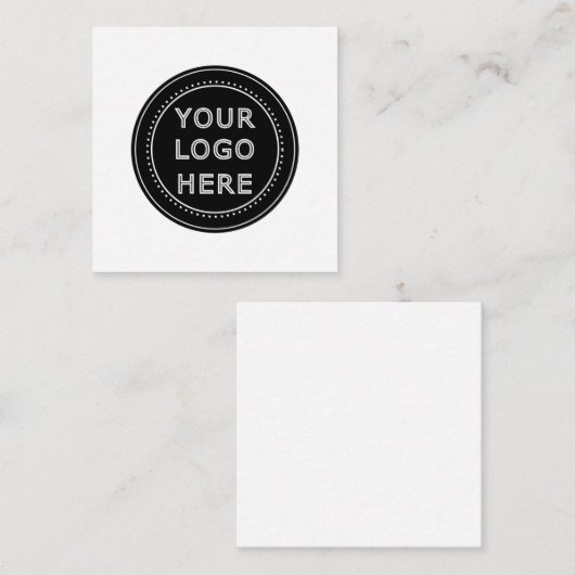 Aangepaste Minimalist, eenvoudig & modern Informatiekaartje (Voorkant / Achterkant)