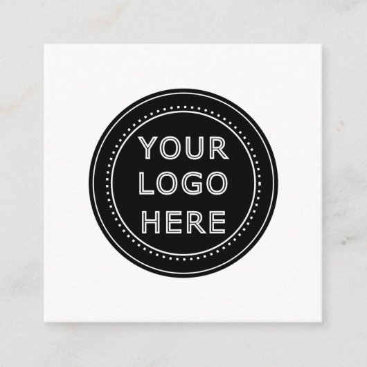 Aangepaste minimalistisch, eenvoudig & modern informatiekaartje (Voorkant)