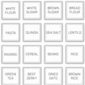 Aangepaste minimalistische 16 wittevierkant sticke sticker (Voorkant)