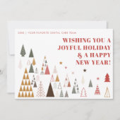 Aangepaste minimalistische bedrijf Logo Business C Feestdagenkaart (Voorkant)