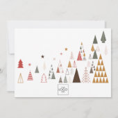 Aangepaste minimalistische bedrijf Logo Business C Feestdagenkaart (Achterkant)