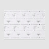 Aangepaste minimalistische bedrijfsverpakking voor tissuepapier (Voorkant)